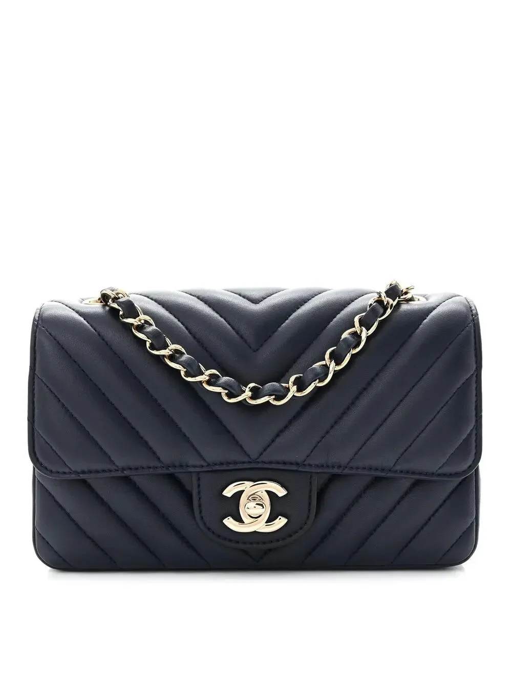 Chanel Lambskin Chevron Quilted Mini #310247C45B